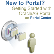 Get Started with OracleAS Portal 10G on Portal Center