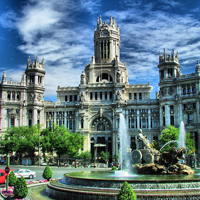Площадь Сибелес в г. Мадрид