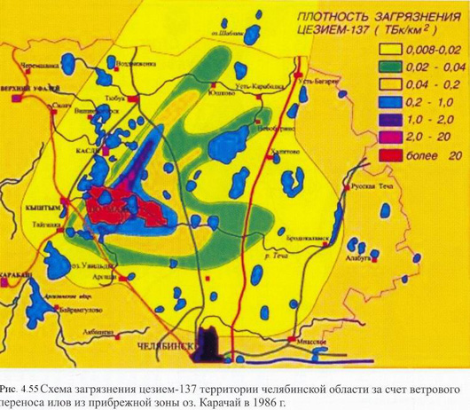 Карта загрязнения челябинска